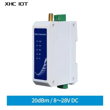 SX126X 410-510 МГц 20 дБм 1 км Диапазон 12 В 24 В RS485 Modbus DIN-рейка 433 МГц Модем XHCIOT E95-DTU (400F20-485)