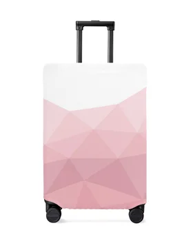 Геометрический треугольник Розовый градиент Дорожный багаж Защитный чехол Дорожные аксессуары Чемодан Эластичный пылезащитный чехол Защитный рукав