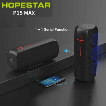 HOPESTAR 55 Вт Мощный беспроводной Bluetooth-динамик Портативный наружный водонепроницаемый сабвуфер TWS Bluetooth 5.0 Динамик P15MAX