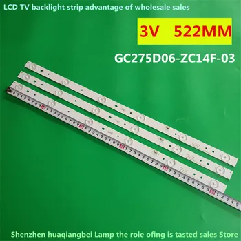 ДЛЯ 3 шт./комплект Светодиодная лента подсветки GC275D06-ZC14F-03 303GC275031 GC275D06-ZC21F-03 303GC275031 для 28PHF2056/T3 1шт=6led