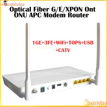 1-5 шт. EG8143A5/HG8247H5 G/E/XPON Ont ONU FTTH SC APC Модемный маршрутизатор 1GE+3FE+WiFi+TOPS+USB+CATV с английским программным обеспечением