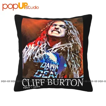 Custom Cliff Burton Rock Band Tribute Us Наволочка Throw Pillow Cover для комнаты