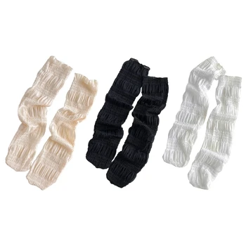 Женские кружевные носки сетчатые прозрачные прозрачные носки из телячьей кожи носки до колена для женских аксессуаров для платья с юбкой