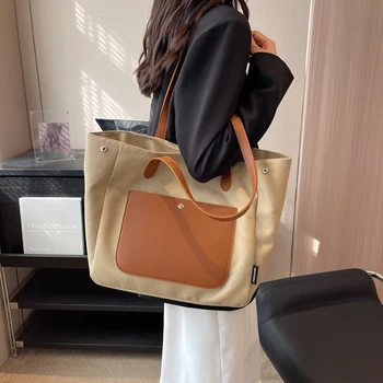 Модная сумка Высококачественная роскошная сумка большой емкости для женщин Сумка через плечо Женская повседневная повседневная дорожная сумка для покупок