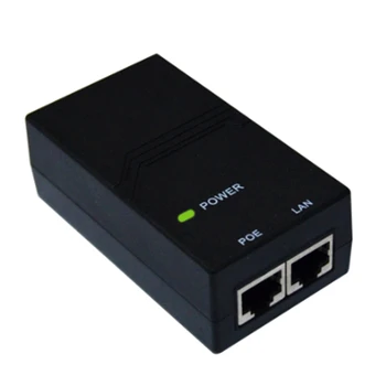 48 В 0,32 А POE Адаптер Ethernet Инжектор POE Коммутатор POE для Celling / In-Wall AP / Outdoor CPE US Plug Прочный Простая установка