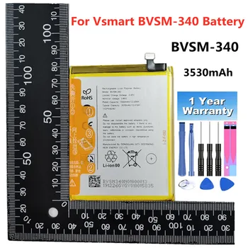 3530 мАч Батарея BVSM 340 для VSMART BVSM-340 BVSM340 Батареи Bateria Быстрая доставка + номер отслеживания + инструменты