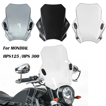 Стеклянная крышка лобового стекла мотоцикла Дефлектор экрана для MONDIAL HPS 125 HPS 300