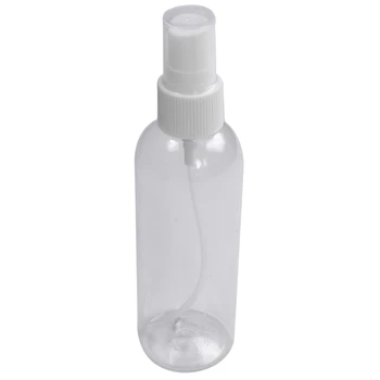 50 шт. 100 мл прозрачный пластиковый распылитель духов маленький MIni пустой спрей многоразовая бутылка дорожные бутылки набор бутылок для путешествий