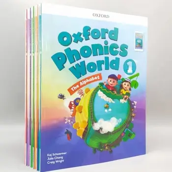 Изучение английского алфавита 2 книги Oxford Phonics World Storybook Детская рабочая тетрадь и учебник Бесплатное аудио Отправить письмо