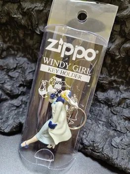 Оригинальная Zippo Windy Girl Модель Ключница Держатель для зажигалки Коллекция в коробке