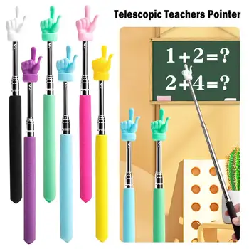 Выдвижной указатель учителя Направляющая для пальцев Телескопическая ручка для обучения Принадлежности для учителя для школьного класса