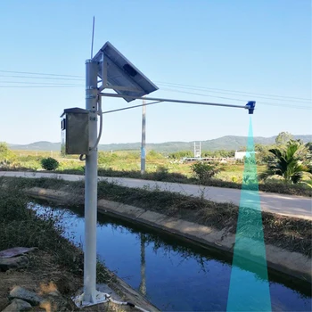  Радар высотомера уровня воды, 30 м с диапазоном 6 ° Новый объектив Измерение высоты уровня воды Радар миллиметрового диапазона