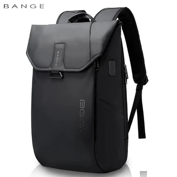 BANGE Unique Men Anti Theft Водонепроницаемый рюкзак для ноутбука 15,6-дюймовый повседневный рабочий бизнес-рюкзак Школьный рюкзак для спины Мочила для женщин