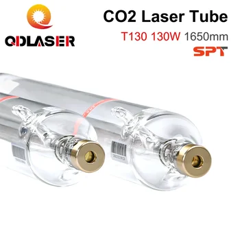 QDLASER SPT T130 130-150 Вт Длина лазерной трубки CO2 1650 мм Диаметр 80 мм для станка для лазерной гравировки и резки CO2