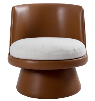  Акцентные стулья Nisco на 360 градусов для дома Круглый острый стул