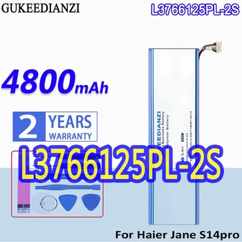 Аккумулятор GUKEEDIANZI большой емкости L3766125PL-2S L3766125PL2S 4800 мАч для аккумуляторов для ноутбуков Haier Jane S14 pro S14pro