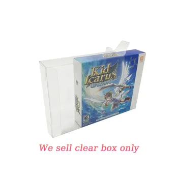 Прозрачный защитный чехол из ПЭТ для 3DS Kid Icarus ограниченная версия защитная коробка коллекция прозрачный дисплей коробка для хранения