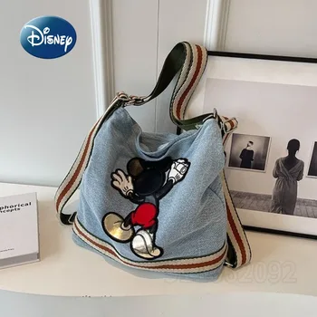 Disney Микки Новая женская сумка Роскошный бренд Мода Женская сумка через плечо Многофункциональная сумка большой емкости Мультфильм Милый
