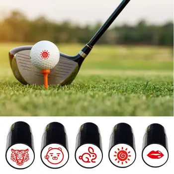 Маркер штампа для мяча для гольфа Штамп для мяча для гольфа Shamrock Or Paw Design Мяч для гольфа Маркировочный штамп для любителей гольфа Дети Взрослые Подарок для