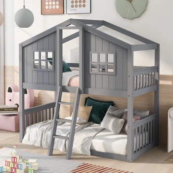Деревянная двуспальная кровать с двумя ящиками - стильная, функциональная и удобная для вашего ребенка
