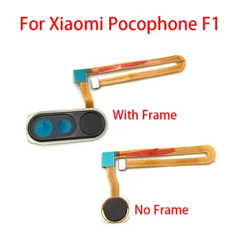Восстановить сканер отпечатков пальцев для Xiaomi PocoPhone F1 ID Кнопка «Домой» Меню отпечатков пальцев Датчик распознавания ключа возврата Гибкий кабель