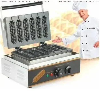 CE Коммерческая электрическая машина для изготовления кексов Французская машина для приготовления хот-догов вафельная машина Высокое качество новый