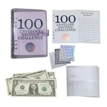 100 Envelope Challenge 100-дневный челлендж Money Saving Binder Cash Envelope Savings Challenge