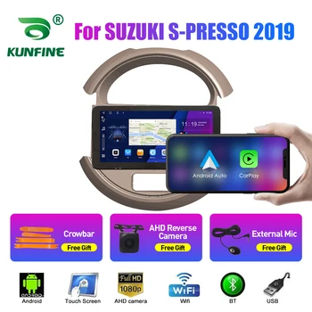 10,33 дюйма Автомагнитола для SUZUKI S-PRESSO 2019 2Din Android Восьмиядерный автомобильный стерео DVD GPS Навигационный плеер QLED Screen Carplay