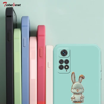 Кронштейн для багажа кролика Силиконовый чехол-держатель для телефона для Xiaomi Redmi Note 11 11S 10 10S 9 9S 8 8T 7 6 5 Pro 4G 5G Чехол