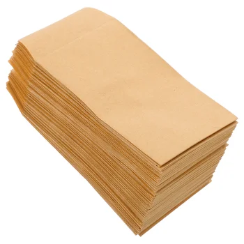 коричневые маленькие конверты из крафт-бумаги подарочные карты конверты для хранения мелких предметов 10 см монета деньги подарочная карта крафт-бумага