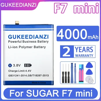 GUKEEDIANZI Сменный аккумулятор F7 mini 4000 мАч для аккумуляторов для мобильных телефонов SUGAR F7mini