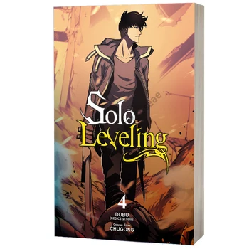 Solo Leveling Volume 4 Английский Оригинальный комикс Манга Южная Корея Молодежь Подростки Фэнтези Манга Книги на английском языке Livre Libro