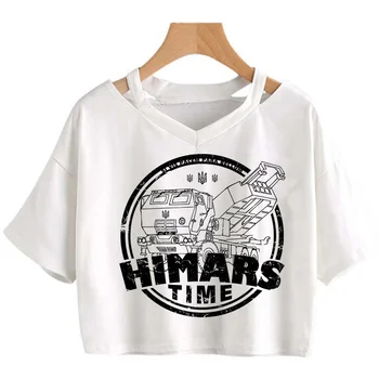 himars кроп-топ футболка женская футболка harajuku 2022 кавайная футболка tumblr
