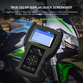 M100 Pro Сканер мотоциклов Инструмент диагностики неисправностей мотоцикла Считыватель кодов Moto Инструмент функциональной диагностики Многоязычный для Moto