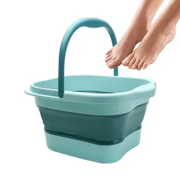 Foot Bath Bucket Pedicure Foot Wash Basin Складной таз для ног 15 л Складной Foot Spa Bucket Портативный большой космический футляр для ног