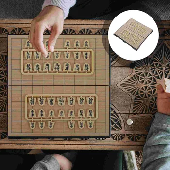 Японские шахматы Магнитный игровой набор для путешествий Портативная складная настольная игра Образовательная для детей и взрослых Дом Вне автомобиля