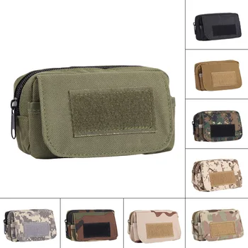 Тактическая сумка Военная поясная поясная сумка Открытый чехол для мобильного телефона Molle EDC Поясная сумка Карман для охоты