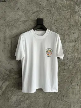 2024 Мужская летняя футболка с томатным принтом Женская повседневная футболка в стиле ретро Новая высококачественная женская повседневная футболка в стиле ретро с коротким рукавом