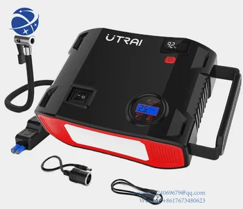 Utrai Jstar 5 Зарядное устройство для аккумуляторов Аварийный инструмент с воздушным компрессором 2000A Пиковый 12 В 5 Вт Фонарик Портативный авто Jump Starter Factory