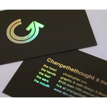 Customized.product.Factory на заказ голографическая голографическая бумага для печати 3d визитные карточки