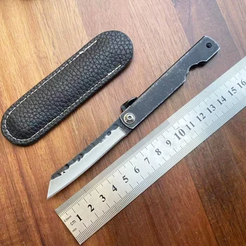  Складной карманный нож Higonokami Японский инструмент для выживания На открытом воздухе Кемпинг Портативный Самооборона EDC Фруктовые ножи Открывалка для ящиков