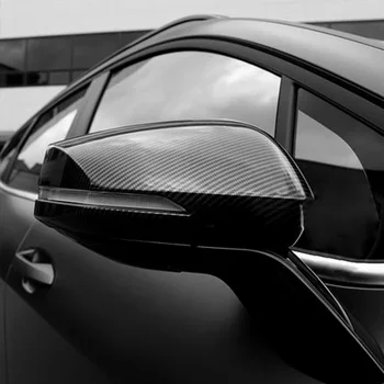 Карбоновое стекловолокно Автомобильная наклейка на зеркало заднего вида Накладка Отделка Авто Устойчивые к царапинам Защитные аксессуары для Kia Sportage NQ5 2022 2023