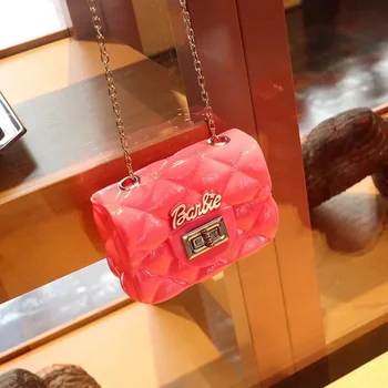 Барби Серия Модный Девчонка Kawaii Sweet Cool Рюкзак Желейная сумка Бриллиантовая сумка через плечо Аксессуары для косметички Праздничный подарок