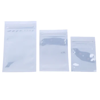 100 шт. Антистатическая сумка для хранения Ziplock Bags Многоразовый мешочек для упаковки
