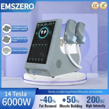 EMSzero Ne HI-EMT Body Sculpt Muscle Machine Weight Loss 14Tesla 6000W Электромагнитный аппарат для похудения для салона