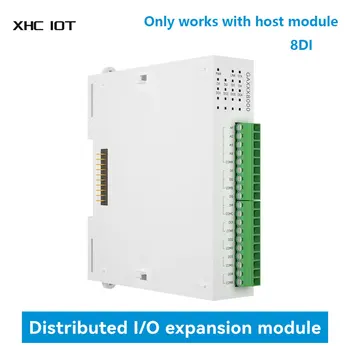 8DI Модуль расширения распределенного удаленного ввода-вывода RJ45 RS485 Modbus Аналоговый коммутатор сбора данных XHCIOT GAXXX8000 быстрым расширением PNP NPN