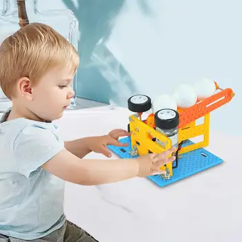  Машина для подачи мяча Образовательная технология Технология ручной работы Stem Toys DIY Науки Игрушка для учебных пособий Мальчики Девочки