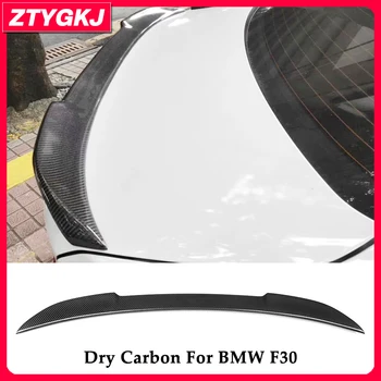 CS Style Сухой материал из углеродного волокна Задний спойлер багажника Губа багажника для тюнинга BMW 3 серии F30 2012-2019