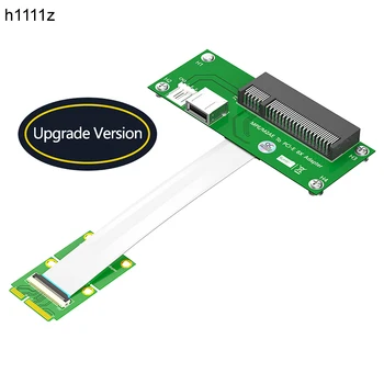 НОВЫЙ разъем Mini PCIE to PCI Express X8 USB2.0 Riser Board с удлинителем FPC 4-контактная магнитная площадка питания Горизонтальная установка