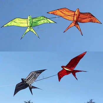 бесплатная доставка 2 шт./лот шест ласточка воздушный змей летающий традиционные воздушные змеи для взрослых кайт линия игры на открытом воздухе для детей энергия ветра кои